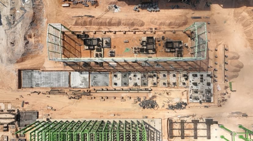 Construction Progress Continues At The Tosyali Steel Complex In Benghazi
