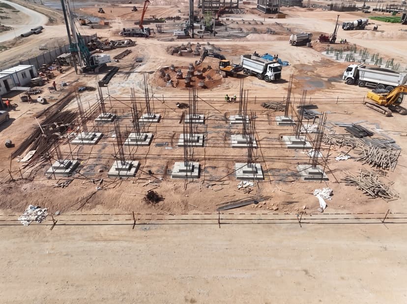 Construction Progress At Benghazi Steel Complex