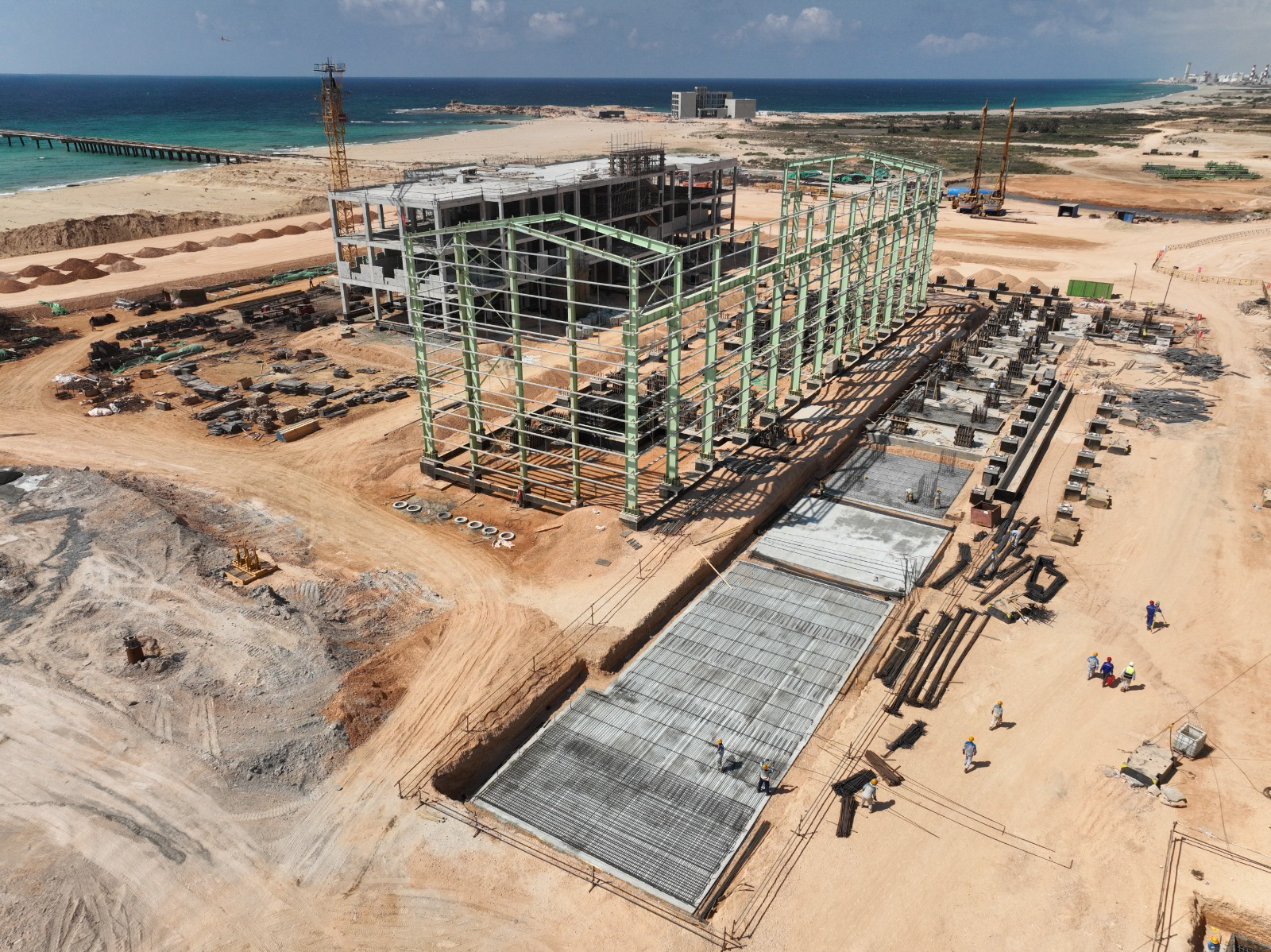 Work Advances at Raw Water Basin
